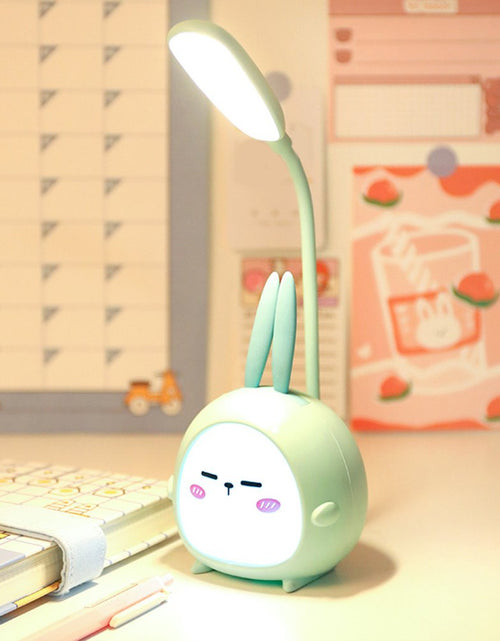Load image into Gallery viewer, Portable LED Desk Lamp Foldable Light Cute Cartoon Desk Lamp USB Recharge LED Reading Light Eye Protective Colorful Night Light
