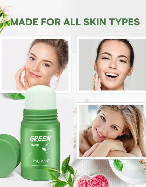 Load image into Gallery viewer, Green Tea Mask Face Clean Green Tea Cleansing Deep Moisturizing Shrink Pores Blackhead Acne Facial Korean Skin Care

