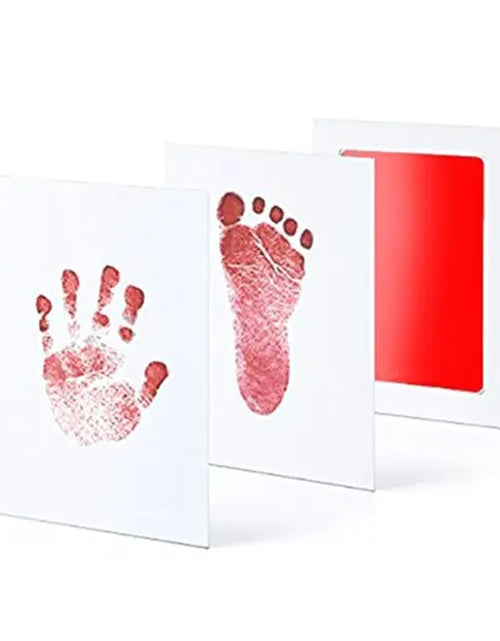 Load image into Gallery viewer, Baby Handprint Footprint Ink Pads Kits Pet Cat Dog Paw Print Souvenir Safe Non-Toxic Gifts 090C
