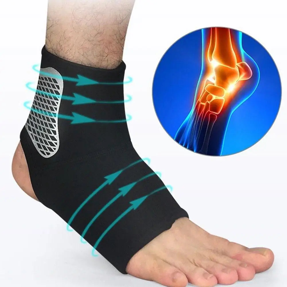 Ankle Sprain Brace Foot Support Bandage Achilles Tendon Strap Guard Protector