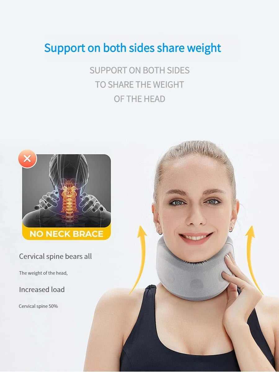 Sponge Cervical Support Soft Collar Neck Brace Cervical Breathable and Comfortable Spine Support for Neck Pain and Support
