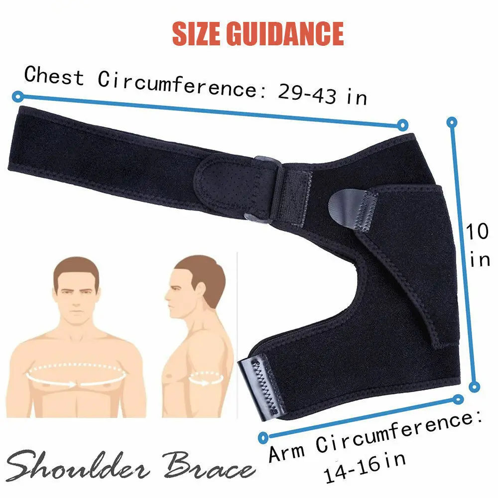 Shoulder Brace for Men Women Support Sleeve Wrap for AC Joint Upper Arm Rotator Cuff Dislocated Sholder Relieve Injury