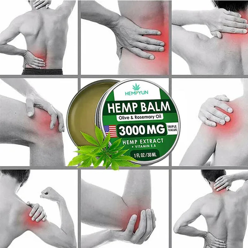 Natural Herbal Balm & Pain Relief Cream Joint Pain Relief Refreshing Relieving Pressure, Relieves Rheumatism, Rheumatoid Arthritis, Joint Pain, Muscle Pain, Bruises, Swelling 10G/20G/30G