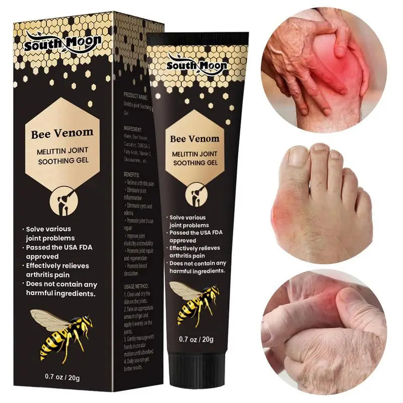 Bee Venom Joint Cream Gel Relieves Pain Lumbar Spine Hand Foot Plaster Joint Shoulder and Neck Pain Massage Cream Health Care