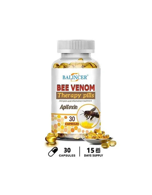 Load image into Gallery viewer, Balincer Natural Bee Venom Anti-Inflammatory Pain Relief Anti-Inflammatory Extract Arthritis Pain，30/60/120 Capsules
