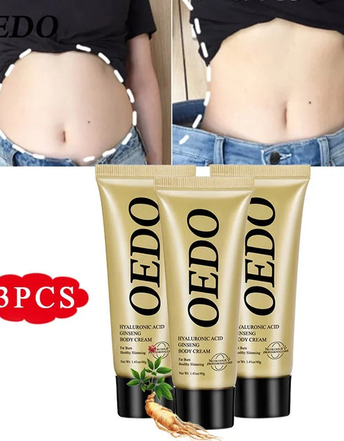 Load image into Gallery viewer, 3PCS Hyaluronic Acid Ginseng Slimming Cream Reduce Cellulite Lose Weight Burning Fat Slimming Cream Health Care Burning Creams

