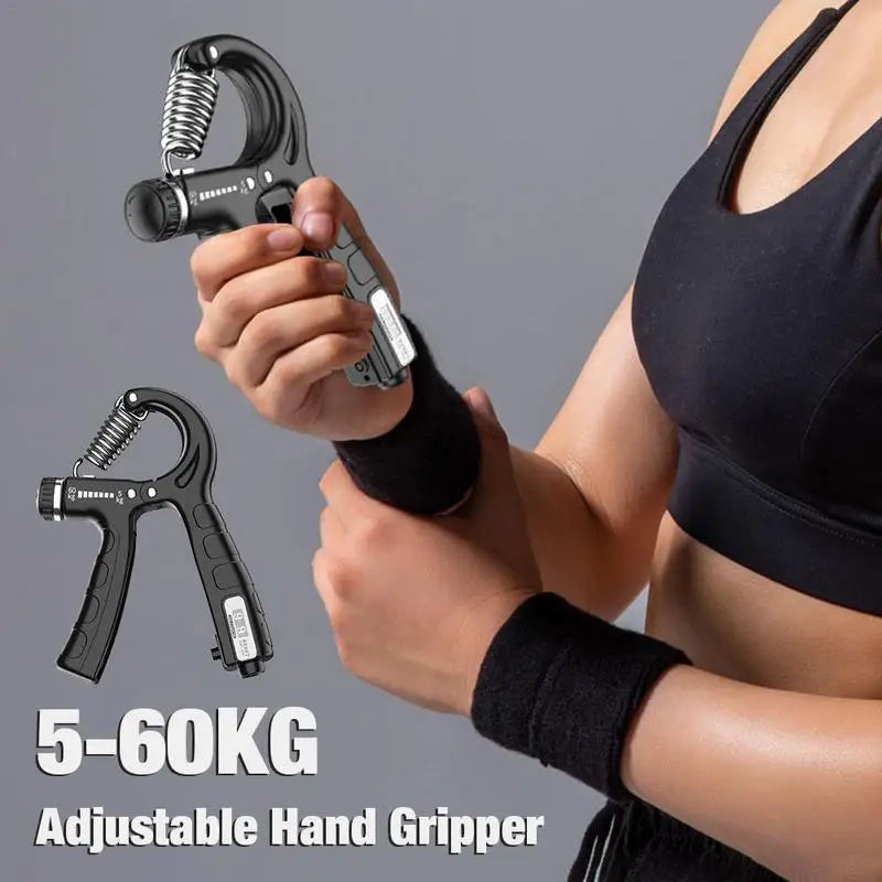 5-60KG Hand Gripper Men Adjustable Finger Heavy Exerciser Strength Expander Hand Exercise Gym Fitness Training Wrist Gripper