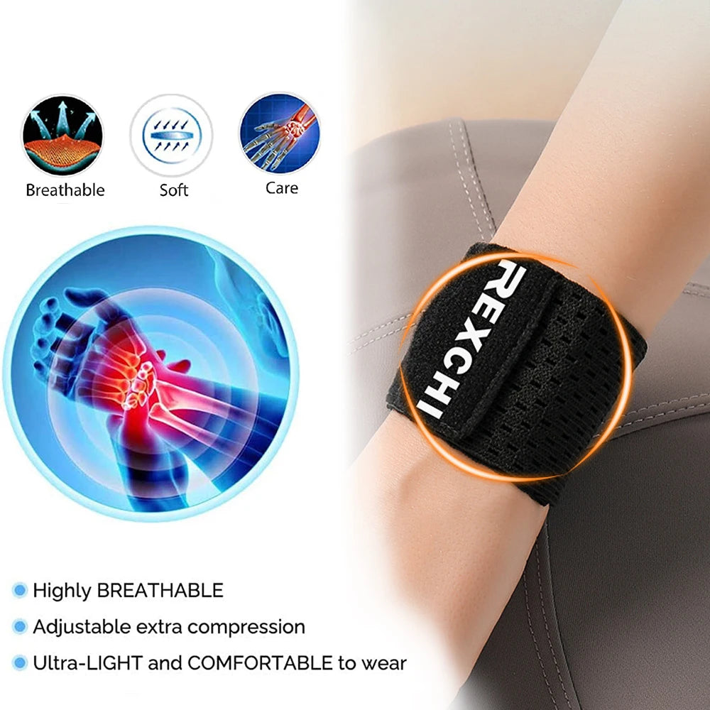 2Pcs/Pair Wrist Brace Adjustable Wrist Support Wrist Straps for Fitness Weightlifting, Tendonitis, Carpal Tunnel Arthritis