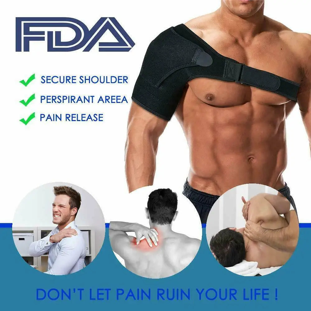 Shoulder Brace for Men Women Support Sleeve Wrap for AC Joint Upper Arm Rotator Cuff Dislocated Sholder Relieve Injury