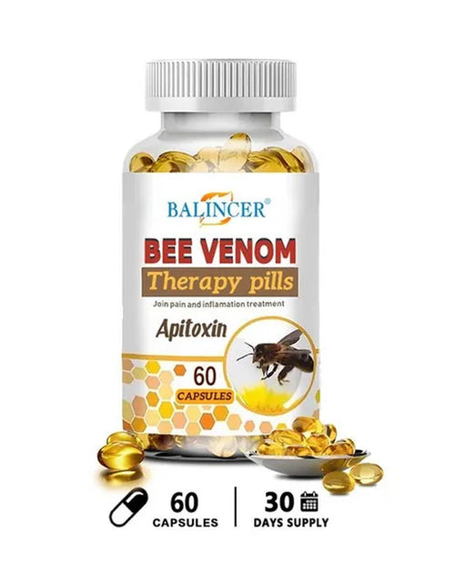 Load image into Gallery viewer, Balincer Natural Bee Venom Anti-Inflammatory Pain Relief Anti-Inflammatory Extract Arthritis Pain，30/60/120 Capsules
