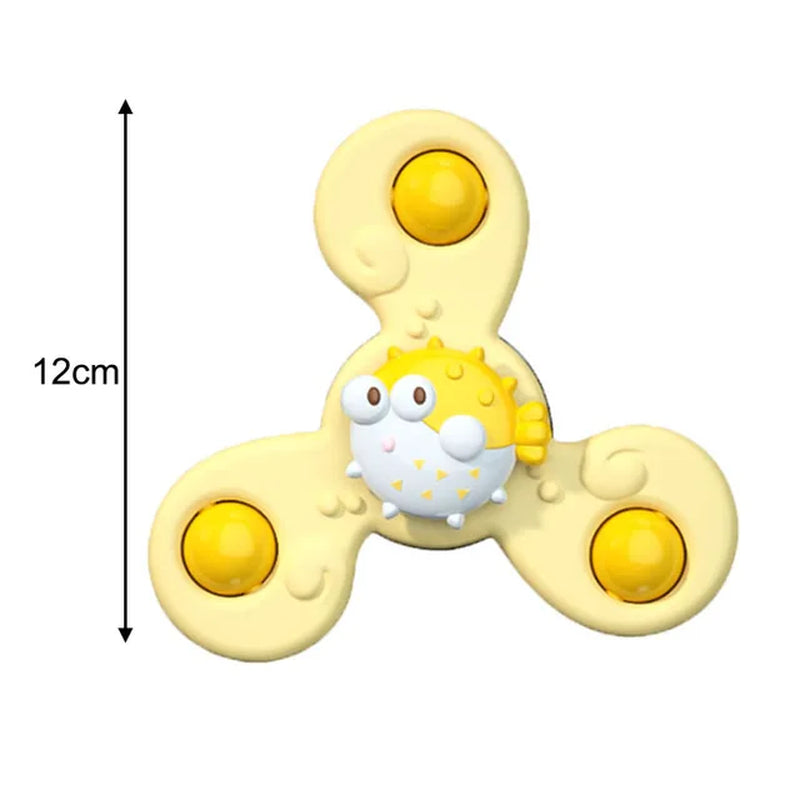 Montessoris Baby Bath Toys for Children Boys Bathing Water Games Child Suction Cup Spin Rattles Teethers for Babies 0 12 Months