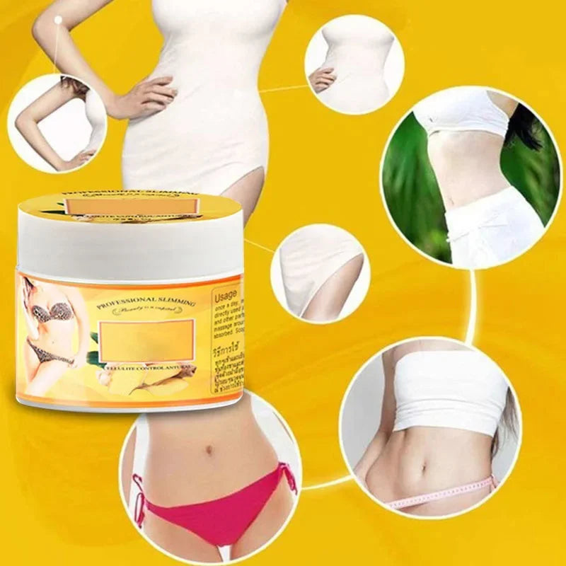Ginger Fat Burning Cream Anti-Cellulite Full Body Slimming Weight Loss Massaging Cream Leg Body Waist Effective Reduce Cream