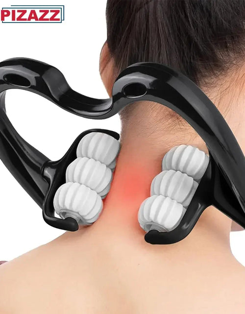 Load image into Gallery viewer, Neck Massager, Trigger Point Roller Massager for Pain Relief Deep Tissue Handheld Shoulder Massager Tools Massage Point Back Arm
