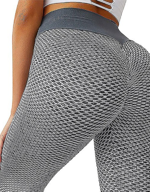Load image into Gallery viewer, Women Anti-Cellulite Yoga Pants White Sport Leggings Push up Tights Gym Exercise High Waist Fitness Running Athletic Trousers
