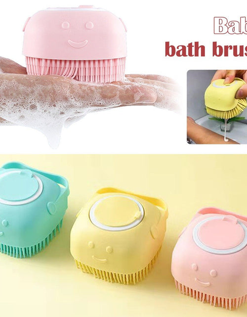 Load image into Gallery viewer, Pet Dog Shampoo Massager Brush Cat Massage Comb Grooming Scrubber Shower Brush for Bathing Short Hair Soft Silicone Brushes

