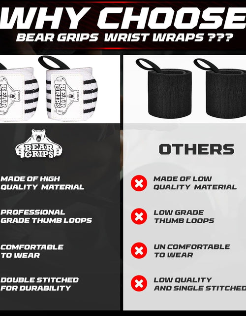 Load image into Gallery viewer, Wrist Wraps for Weightlifting Men | Wrist Straps for Weightlifting | Powerlifting Wrist Wraps | Weight Lifting Wrist Wraps for Women
